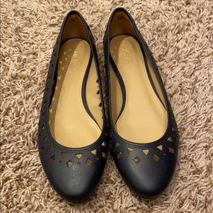 Michael by Michael Kors navy women’s flats